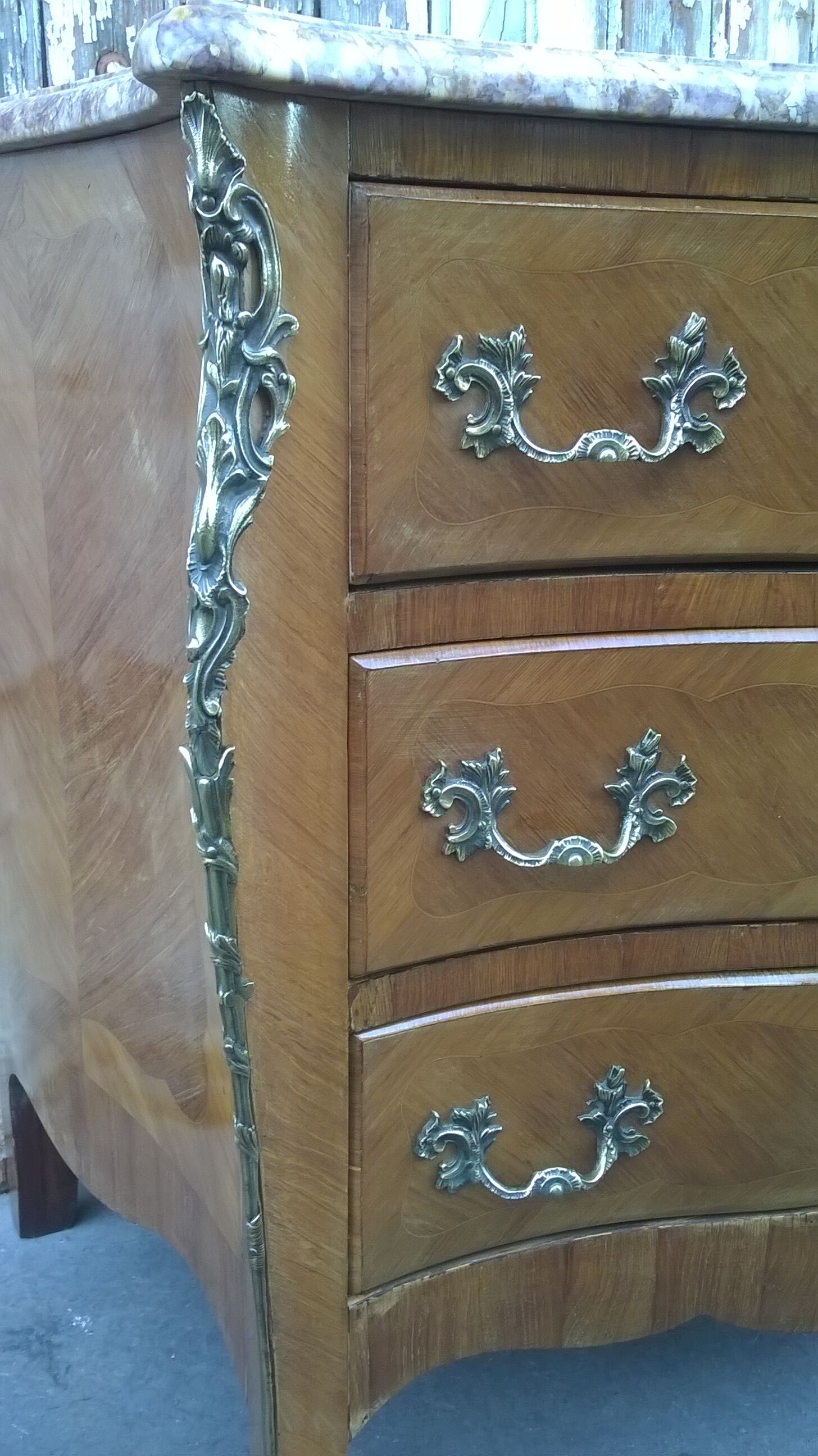 Louis XV rosewood dresser