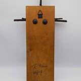 Brutalist sculpture, crucifix by René Mignion, France, 1967