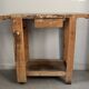 Genuine vintage wooden workbench from the 1960s stamped Grenade.