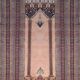 Tapis d'orient Inde Mihrab : 1,23 x 1,83 mètres en laine