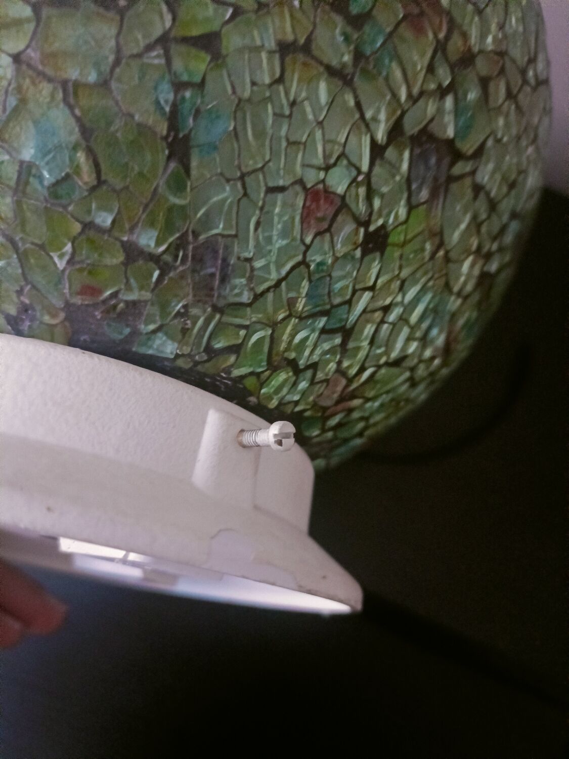 Mosaic ball ceiling light