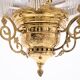 Lustre en laiton de la première moitié du XXe siècle.
