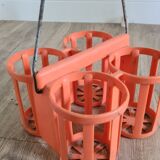 Orange pola 1970 plastic bottle holder