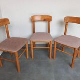 Danish pine chairs from the 1980s