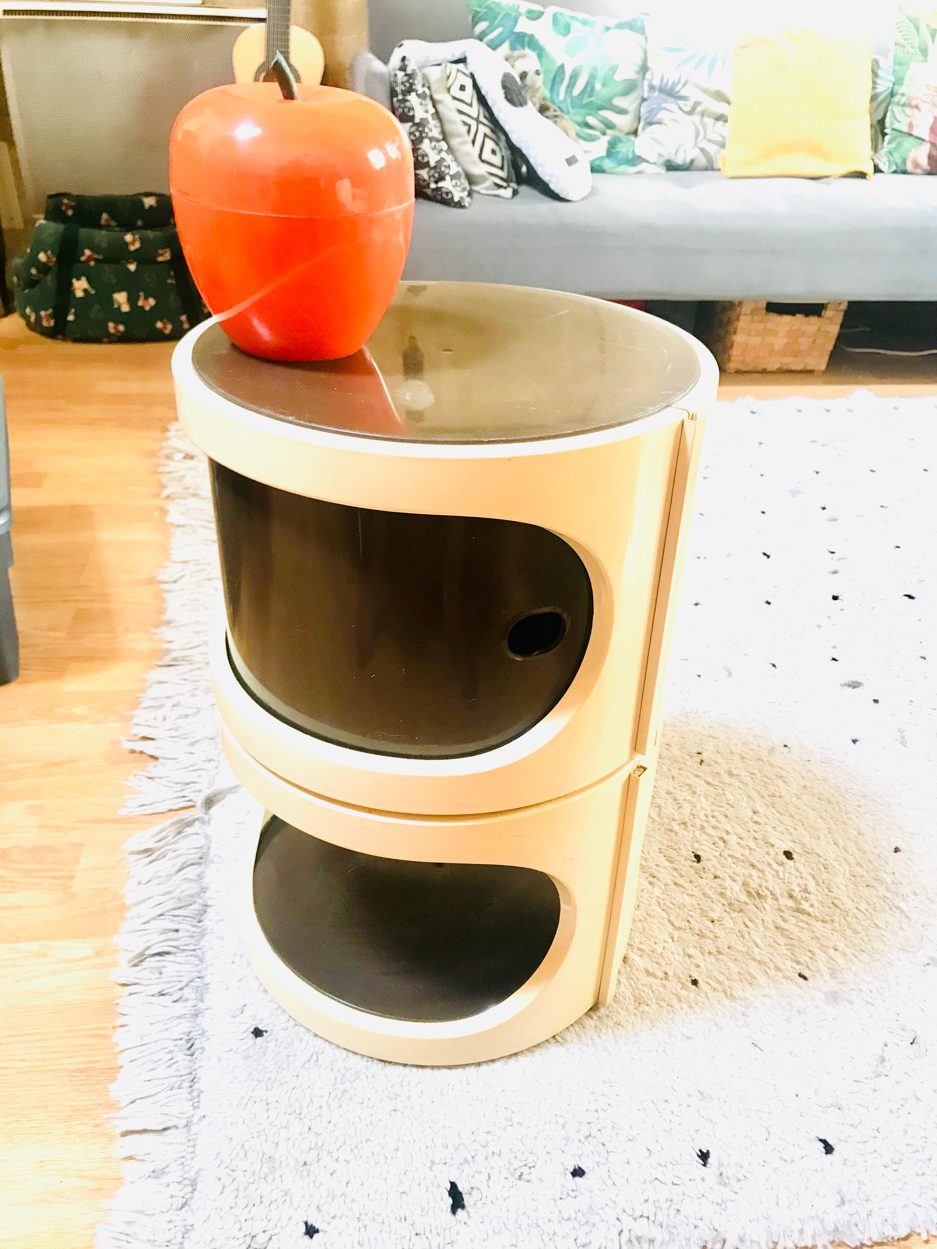 Prisunic modular bedside table 1970