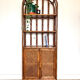 Bamboo rattan bookshelf