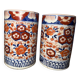 Paire de vases décoratifs – Style Imari / Kutani – XXᵉ siècle