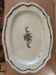 Large dish in old faience