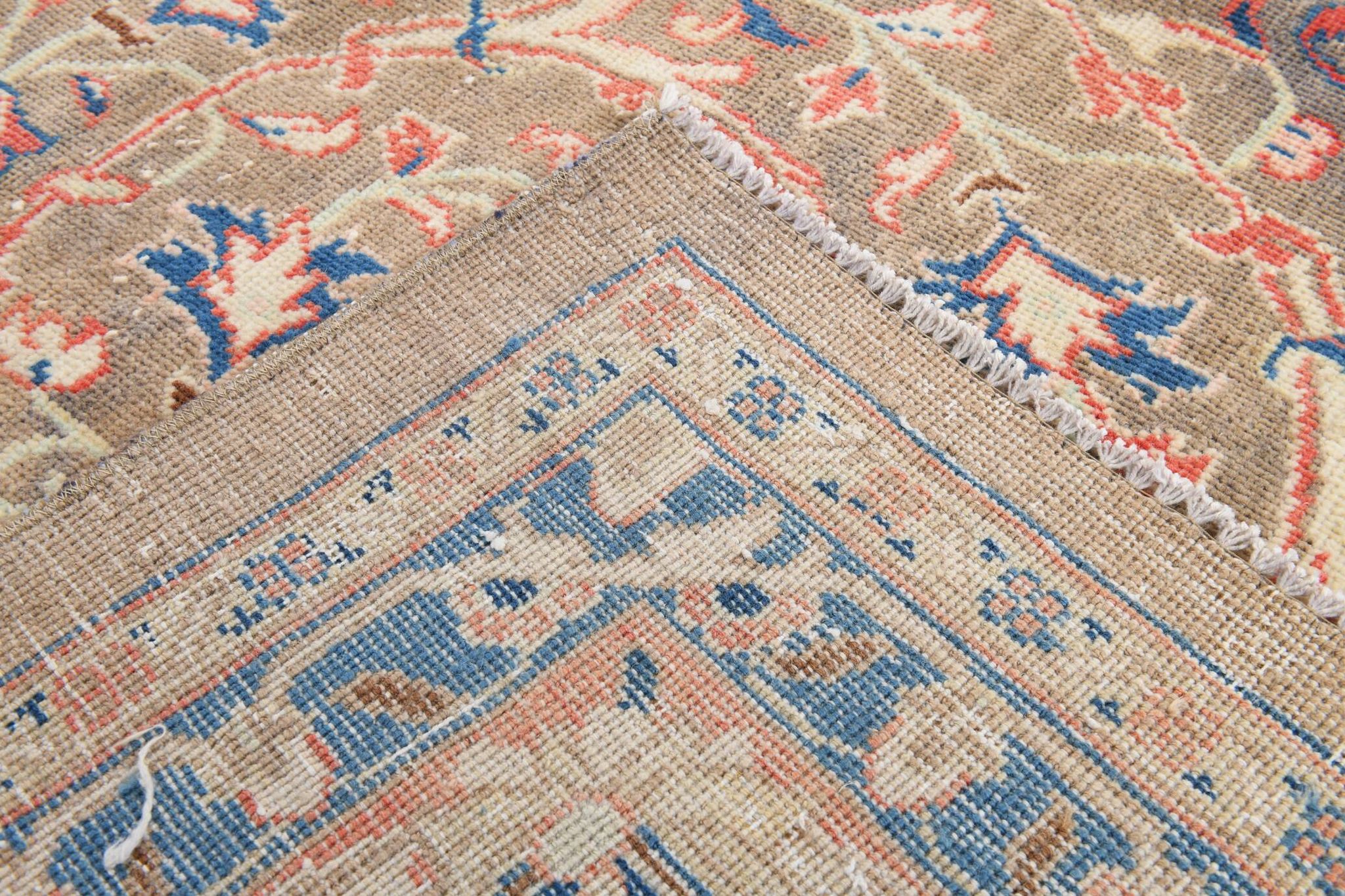 Large Antique Persian Carpet 300x397 cm, Medallion and Floral Patterns