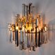 Venini wall light, 3 levels, Murano glass, Italy, 1970.
