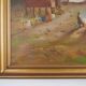 Painting „The Riverside Camp”, Scandinavian design, 19th century, by Vilhelm Oskar Engström