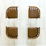 Series of 4 chairs Thonet 1960