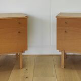 Set of 2 bedside tables from the middle of the century