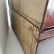 Early 20th-century English mahogany dresser / sideboard – brass campaign hardware