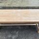 Renovated extendable farmhouse dining table in solid oak, 1950, 200cm.