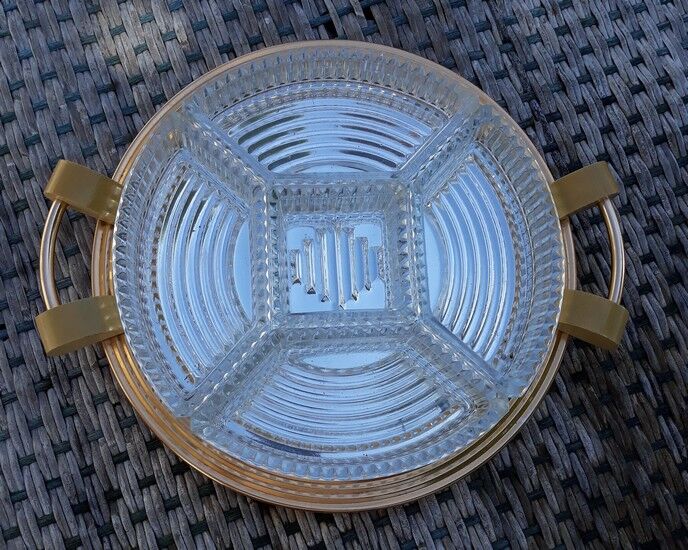 Aperitif tray of the 50's - vintage