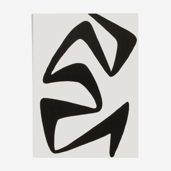 Alexandre calder lithograph 1968