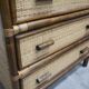 Rattan chest of drawers with 3 drawers