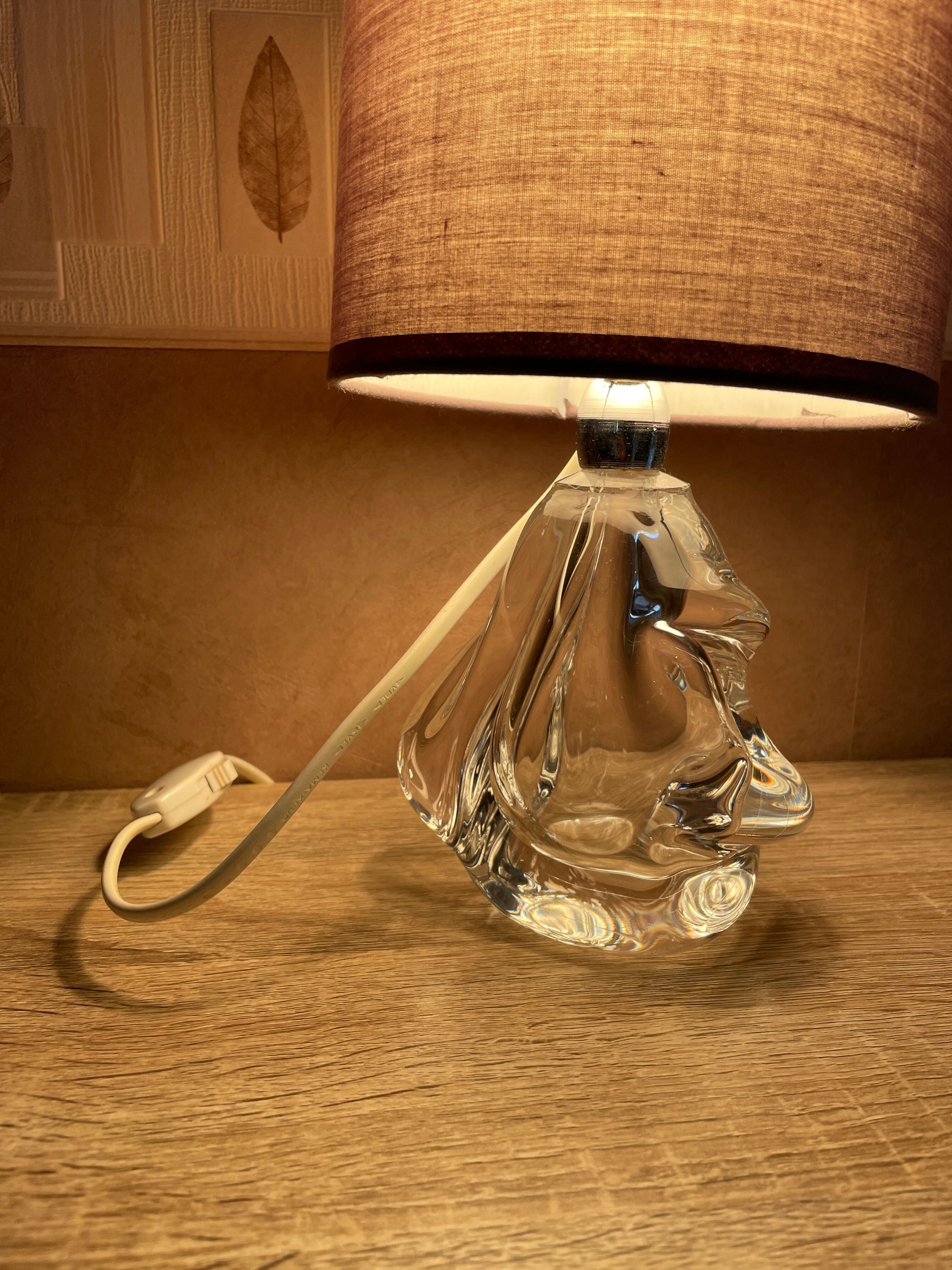 Crystal bedside lamp