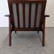 Scandinavian style armchair in teak, Eastern Europe around 1950.