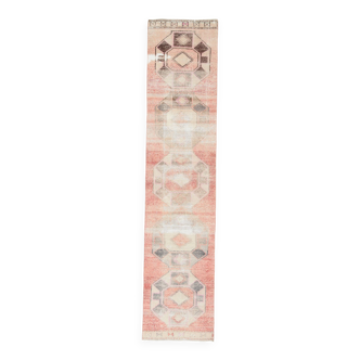 3x12 Turkish Vintage Runner Rug, 83x381Cm