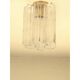 Contemporary Pretty "Tronchi" Murano Glass Flush Mount by Simoeng