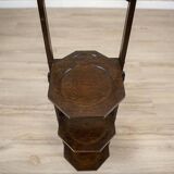 Late 20th Century Oak Flower Stand, 1950s