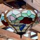 Suspension en verre style Tiffany