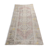 Vintage Tribal Oushak Runner