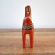 Original Vintage Nils Olsson Dala Horse: Swedish Wooden Folk Art Animal