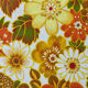 Nappe ronde vintage 1970