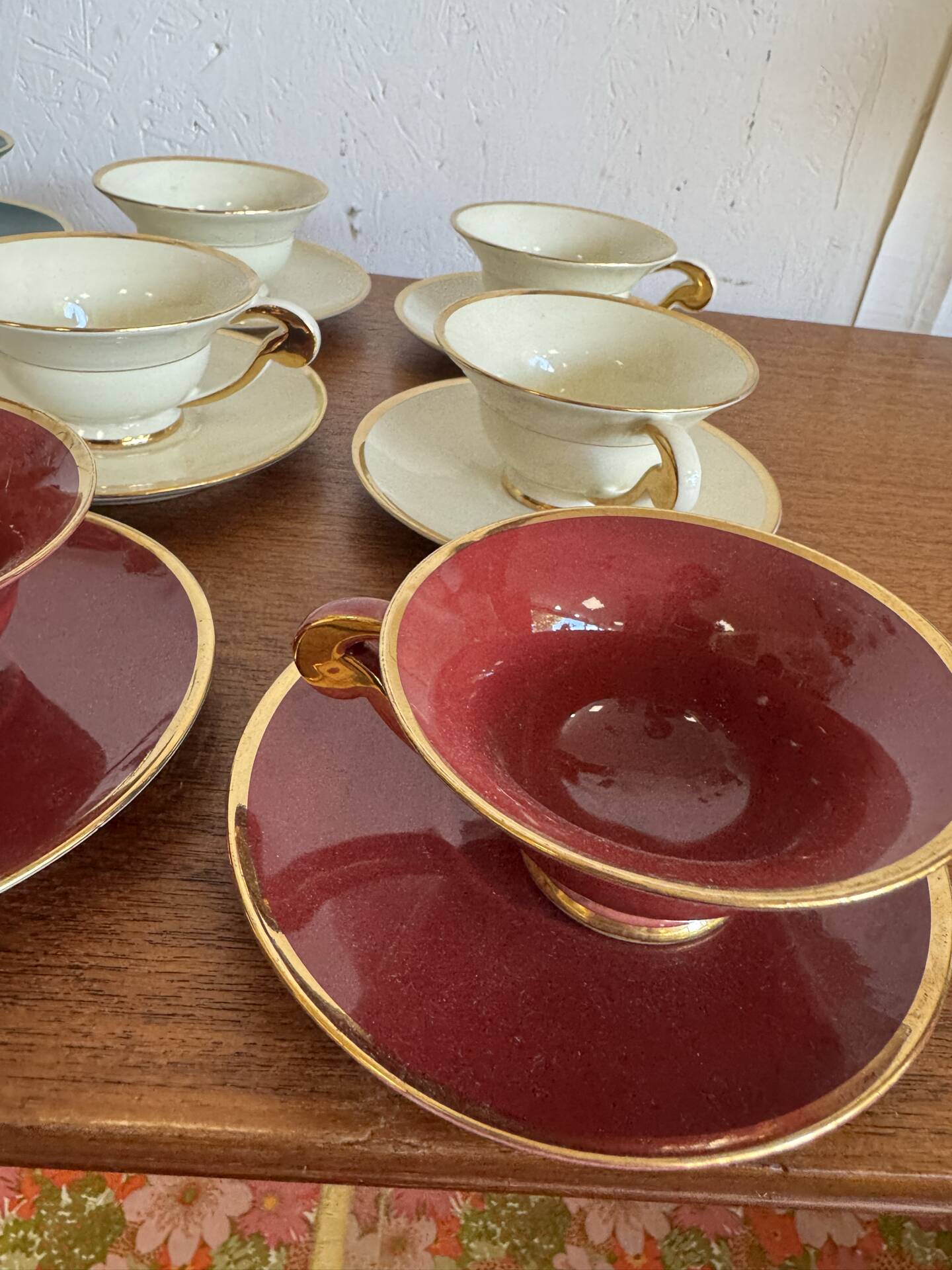 Tasses à café année 50