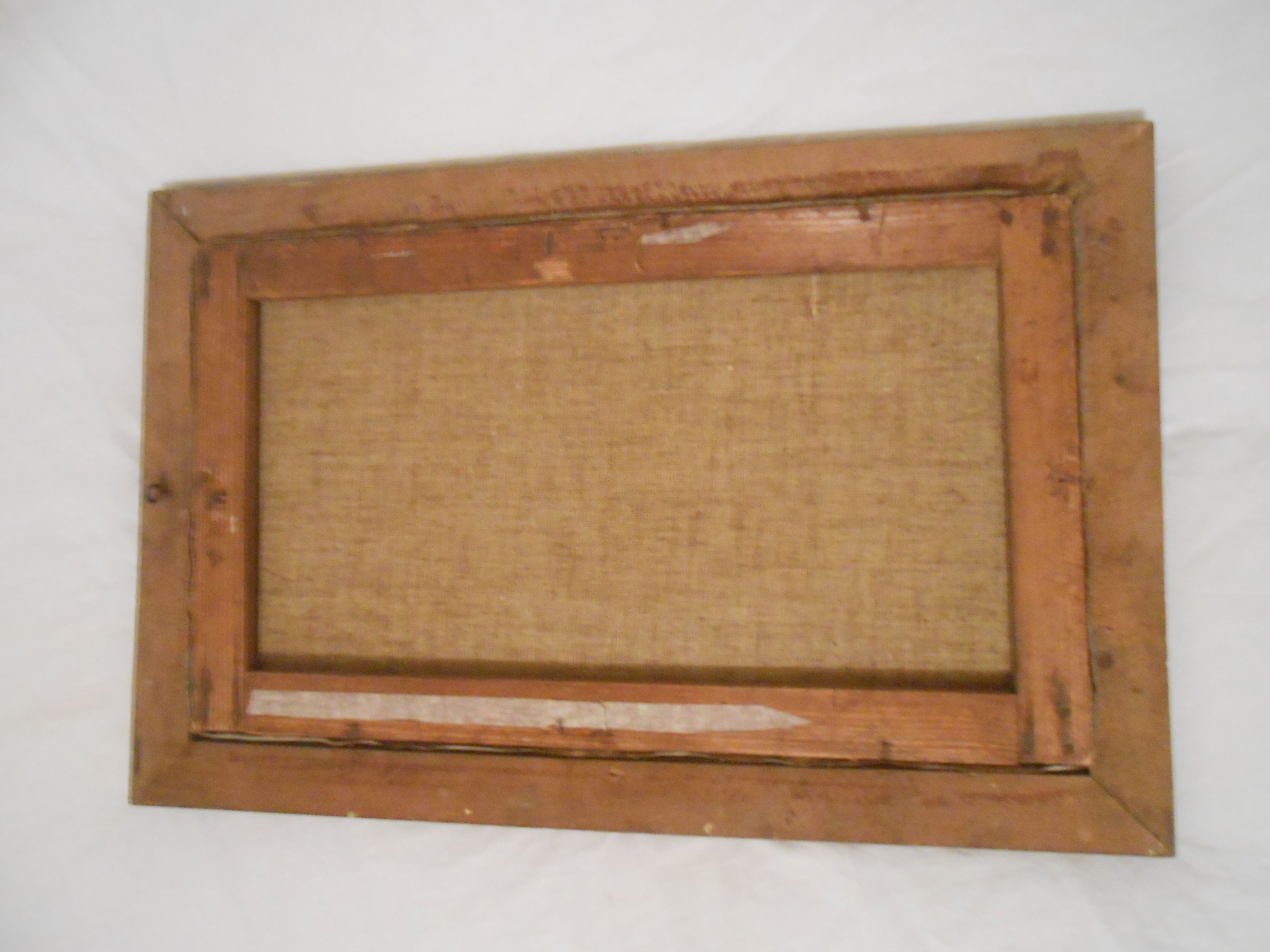 ancient oil on canvas by Perrier