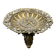 Large fruit bowl centrepiece in bronze from the 19th century.