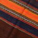4x8 Brown & Blue Turkish Vintage Kilim Rug 139x245Cm SK 2314