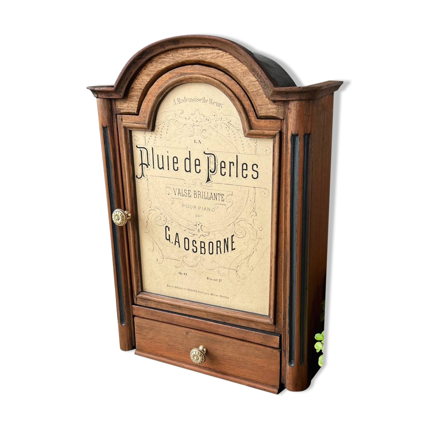 Restored wooden cabinet