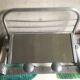 Aluminum wall coat rack with mirror and hat rack 50s