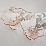 Coffret de 2 gobelets à dessert à la crème glacée en verre rose La Rochere