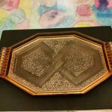 Pink art deco tray