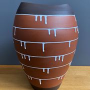 Palermo decor Vase by Ilkra Edelkeramik designer Ernst Werner 1960s
