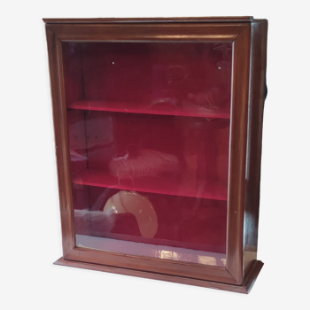 Old wall display case