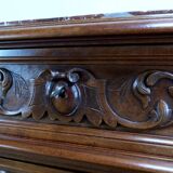 Walnut Commode by P. Guinand-Leglas, Renaissance style – 1920