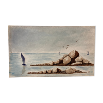 Aquarelle Marine