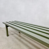 Banc à lattes en métal vintage 'Meta' Metaform