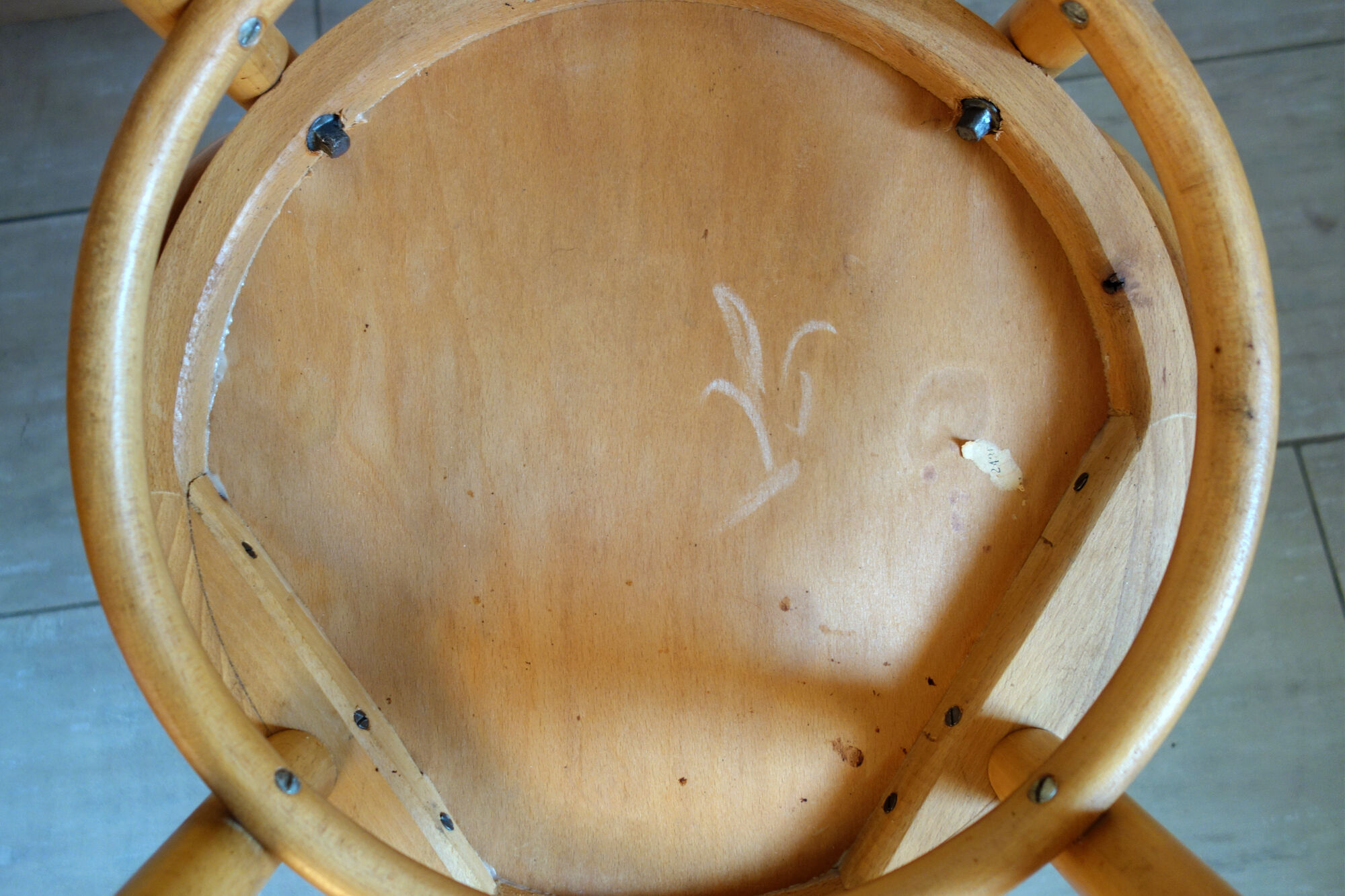 Set of 4 vintage bistro chairs