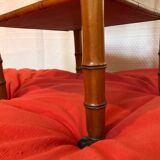 Bedside bamboo collection circa 1870 Napoleon III pitchpin cherry marble