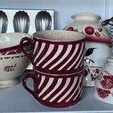 2 cups Creil and Montereau