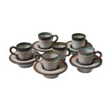 Saucers and coffee cups