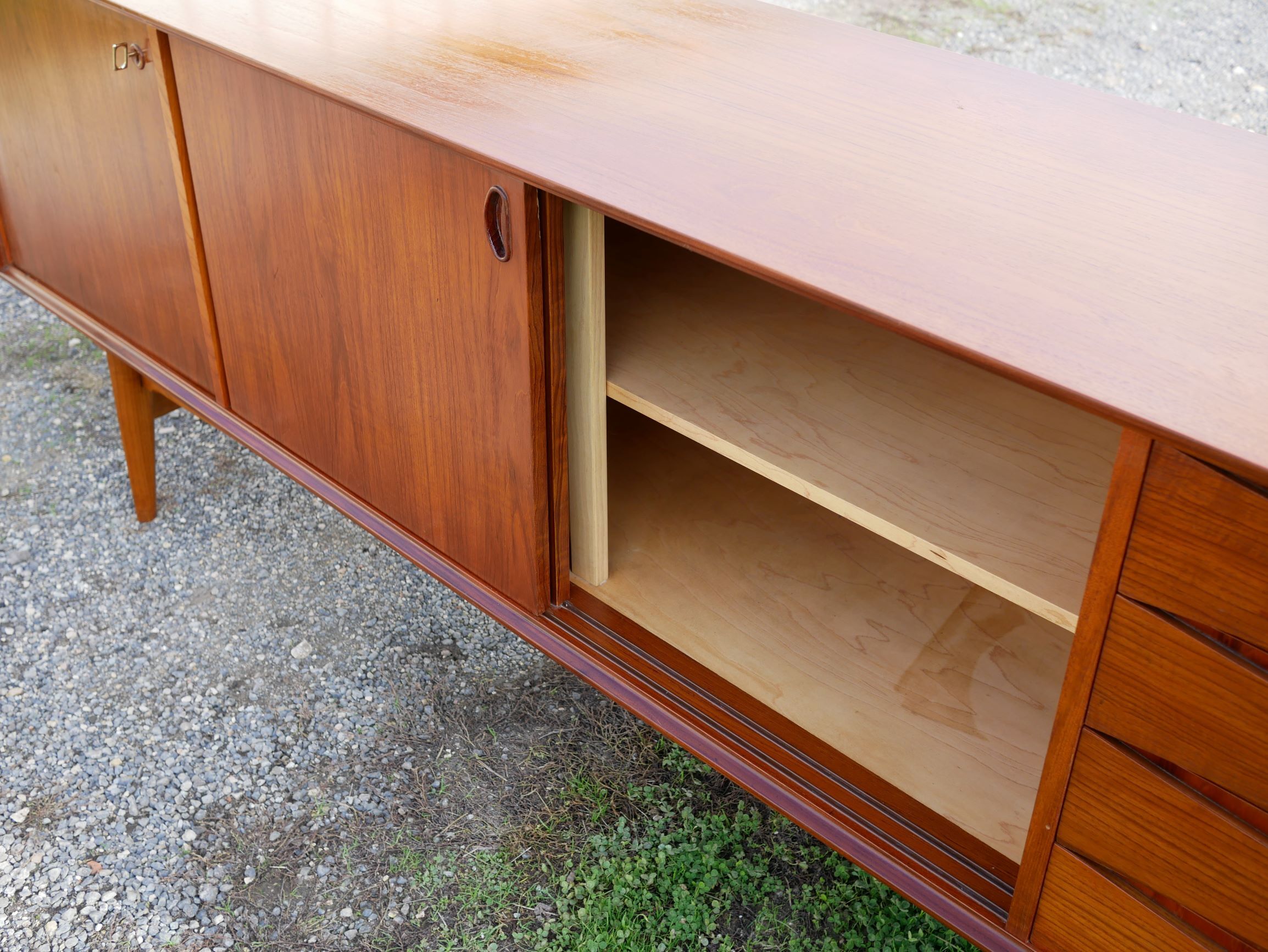 Sideboard teak by Oswald Vermaercke for V-type, 60 years