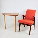 Vintage armchair 300-123, design by M. Puchała, orange - available 2 pieces